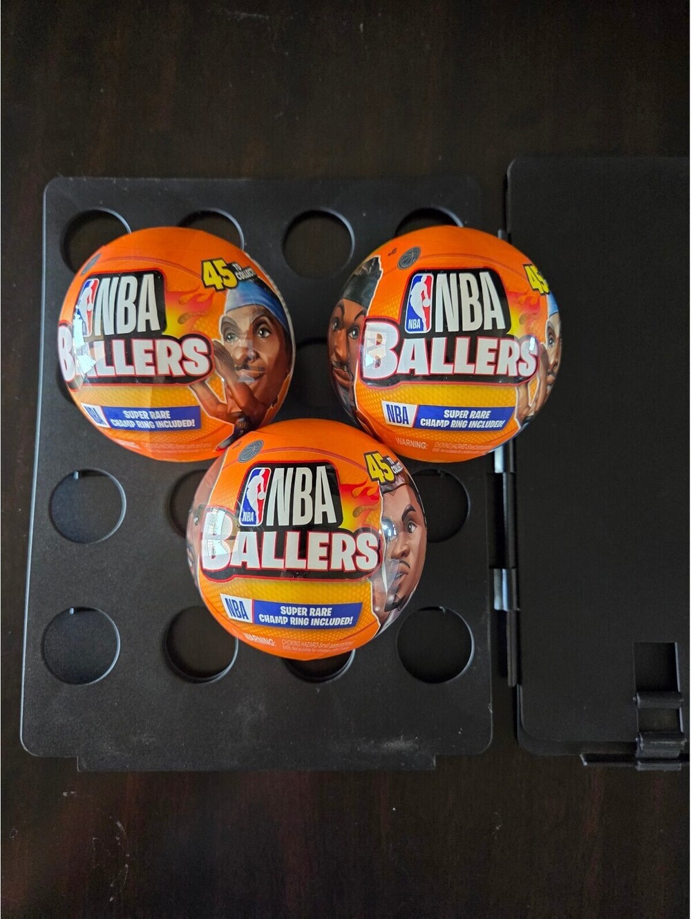 QTY 3 Zuru NBA Ballers 5 Surprise Series 45 Super Rare Champ Ring Included